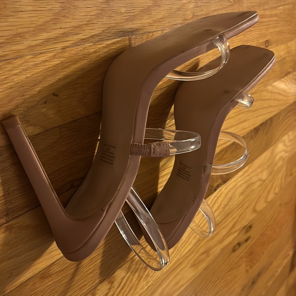 Steve Madden High Heel . Color Tan With Transpare… - image 3